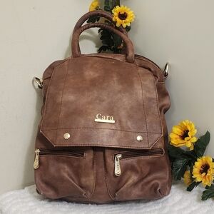 Cara 3-in-1 Convertible Backpack - Vintage Style